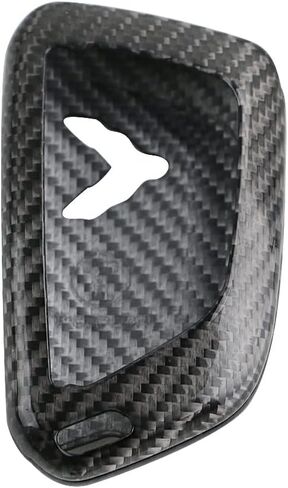 PACEWALKER Carbon Fiber for Chevrolet Corvette C8 Key Fob Case Cover 2020 2021 2022 Keyless Entry Shell Trim (Red) in Kuwait