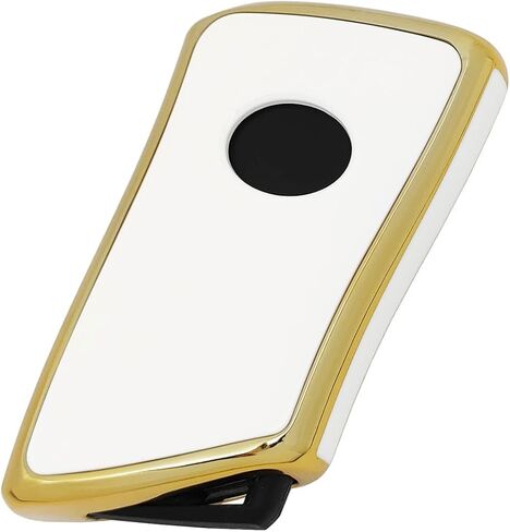 360 Degree Soft TPU Protector Key Fob Cover Case Compatible with Lexus ES350 ES300h UX200 LS500 LS500H LC500 LC500h Smart Remote Key Fob (Black) in Saudi Arabia