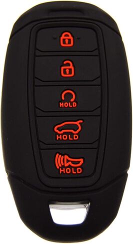 4 Buttons Silicone Key Fob Cover Case Pouch for Hyundai Elantra Palisade Elantra Kona Venue in Saudi Arabia