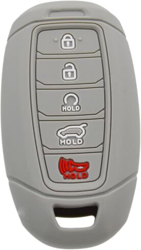 4 Buttons Silicone Key Fob Cover Case Pouch for Hyundai Elantra Palisade Elantra Kona Venue in Saudi Arabia