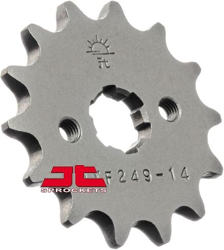 JT Sprockets JTF249.14-2 14 Tooth Steel Front Countershaft Sprocket, 2 in Saudi Arabia