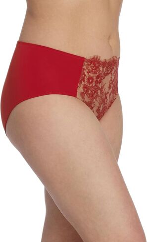 Skarlett Blue Entice Women's Full Coverage Brief with Lace in Kuwait