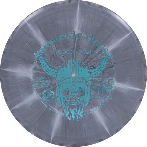 أقراص Westside Discs Origio Burst Underworld Fairway Disc Golf Driver، معتمدة من PDGA، أقراص جولف فريسبي صديقة للمبتدئين للرجال والنساء، 170 جم بالإضافة إلى ذلك، سوف يختلف لون الطوابع ونمط الاندفاع in Kuwait