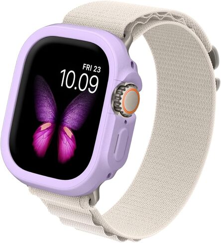 RHINOSHIELD Bumper Case for Apple Watch Ultra/Ultra 2 - [49 mm] | Slim, Lightweight, and Shock Absorbent - Great Protection, Easy to Install, Durable - Classic Black in Saudi Arabia