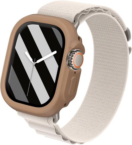 RHINOSHIELD Bumper Case for Apple Watch Ultra/Ultra 2 - [49 mm] | Slim, Lightweight, and Shock Absorbent - Great Protection, Easy to Install, Durable - Classic Black in Saudi Arabia