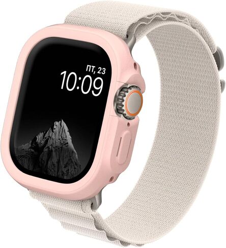 RHINOSHIELD Bumper Case for Apple Watch Ultra/Ultra 2 - [49 mm] | Slim, Lightweight, and Shock Absorbent - Great Protection, Easy to Install, Durable - Classic Black in Saudi Arabia