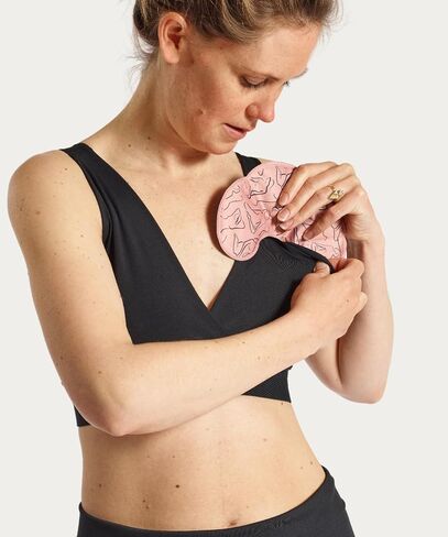 Nyssa Breast and Chest Packs - Reusable Ice/Heat Packs for Breast Pain Relief, Breastfeeding, Pumping and Surgical Relief - Nursing Breast Heat or Cool Therapy Pads, 1-Pack (Set of 2) in Saudi Arabia