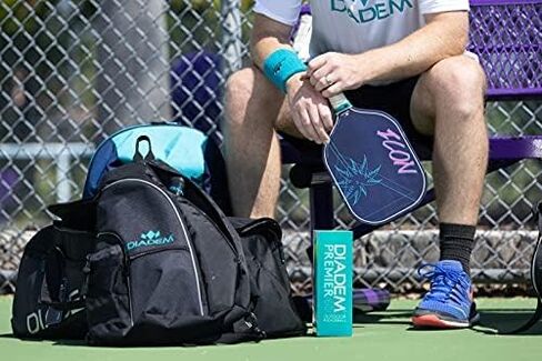 Diadem ICON Performance Pickleball Paddle | Graphite Carbon Fiber, Honeycomb Core, Fiberglass Face, Ultra Sleek Edge Guard, Spin Friendly | Indoor/Outdoor | USAPA Approved in Saudi Arabia