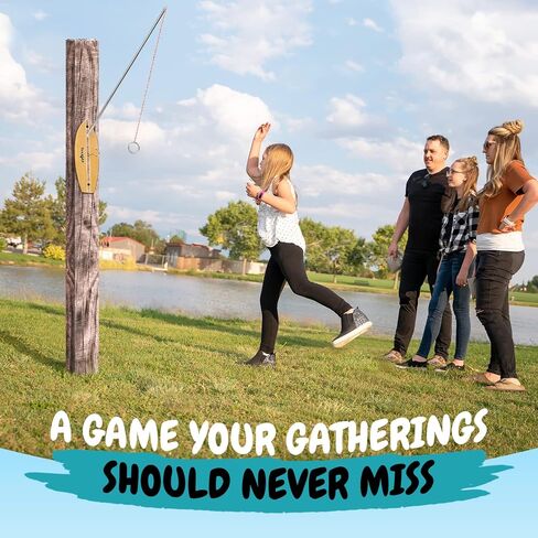 Yes4All Ring Toss Wall Game/Indoor & Outdoor Game for Adults/Wall Game for Game Room, Camping, Party in Saudi Arabia