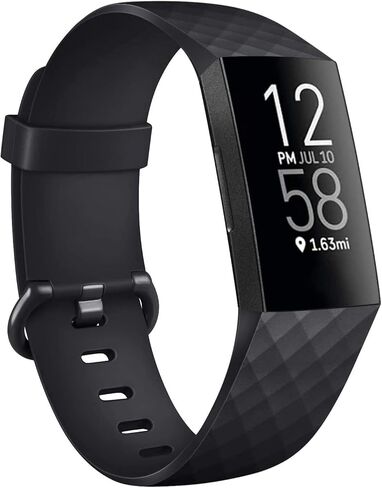 حزام اللياقة البدنية البديل المصنوع من السيليكون الناعم المصنوع من مادة TPU متوافق مع Fitbit Charge 3 /Charge 4 للنساء والرجال الصغار in Kuwait