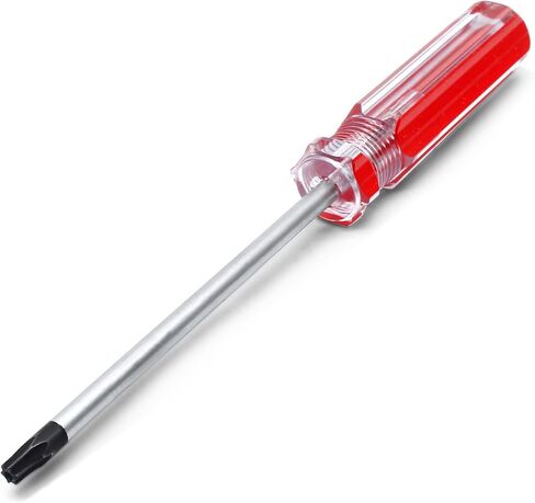 Luomorgo 1 Pc T10 Torx Screwdriver, T10 x 75mm Magnetic Tip Screwdriver with Insulated PVC Handle, Security Torx Screwdriver for Repairing Device, Appliance in Saudi Arabia