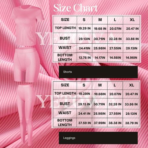 Women Casual Workout Sets 3 Pieces Lounge Wear Yoga Outfits Short Sleeve Ribbed Top Elastic High Waist Leggings in Saudi Arabia