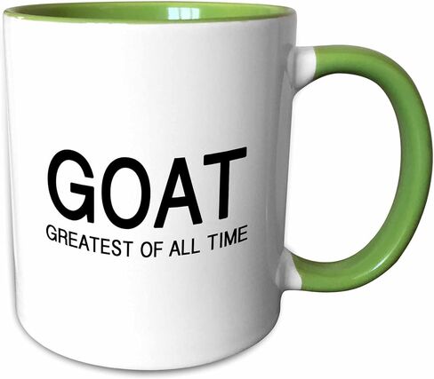 3dRose Goat Greatest of All Time Mug, 11 oz in Saudi Arabia