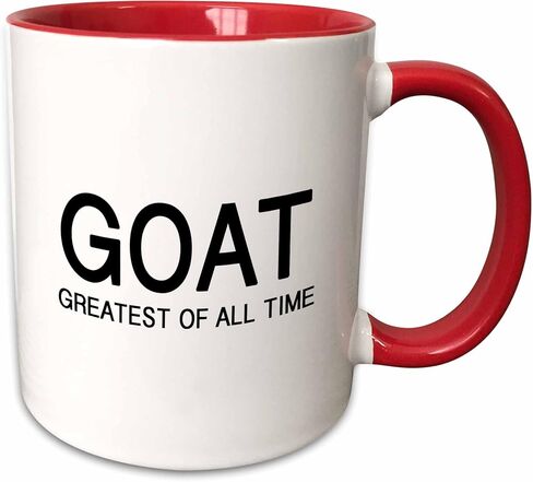 3dRose Goat Greatest of All Time Mug, 11 oz in Saudi Arabia