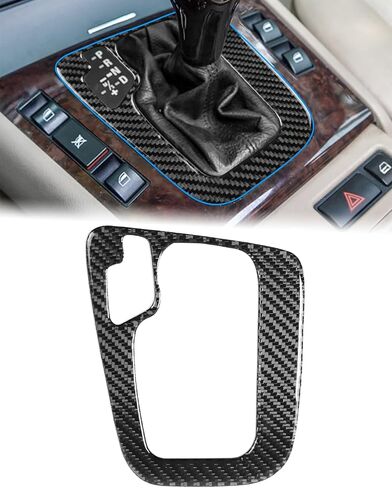 غطاء وحدة التحكم المركزية للسيارة من ألياف الكربون الناعمة غطاء إطار لوحة ناقل الحركة متوافق مع سلسلة BMW E46 3 (1998-2005) in Kuwait
