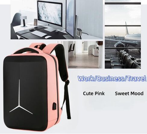 حقيبة ظهر للعمل والسفر والكمبيوتر المحمول ومنفذ USB وحقيبة ظهر للكمبيوتر المحمول اليومية وحقيبة ظهر مضادة للماء للسفر (أزرق) in Kuwait