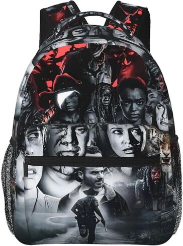 Unisex Walking Horror Dead Multipurpose Backpacks,3d Printed Funny Anti Theft Laptop Backpack,Casual Daypack Backpack For Men Women 16 Inch in Saudi Arabia