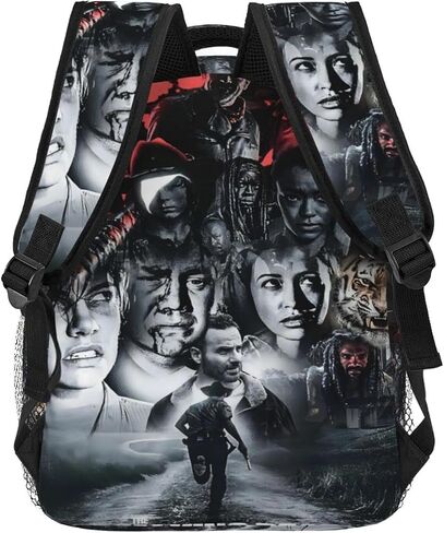 Unisex Walking Horror Dead Multipurpose Backpacks,3d Printed Funny Anti Theft Laptop Backpack,Casual Daypack Backpack For Men Women 16 Inch in Saudi Arabia