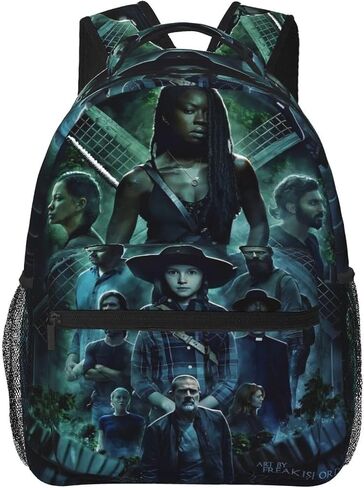 Unisex Walking Horror Dead Multipurpose Backpacks,3d Printed Funny Anti Theft Laptop Backpack,Casual Daypack Backpack For Men Women 16 Inch in Saudi Arabia