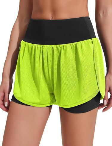 Pinspark womens Quick Dry 2 in 1 Workout Short in Saudi Arabia
