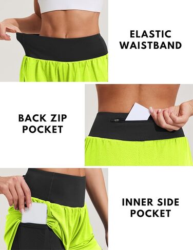Pinspark womens Quick Dry 2 in 1 Workout Short in Saudi Arabia