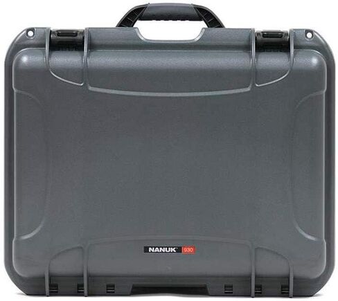 NANUK 930 Hard Case with Customizable Cubed Foam, Waterproof, Carry On | 19.8 x 16 x 7.6, Protects Camera & Valuable Gear, Remove/Trim Foam Cubes for Precision-Fit, Lockable, Made in Canada, Black in Saudi Arabia