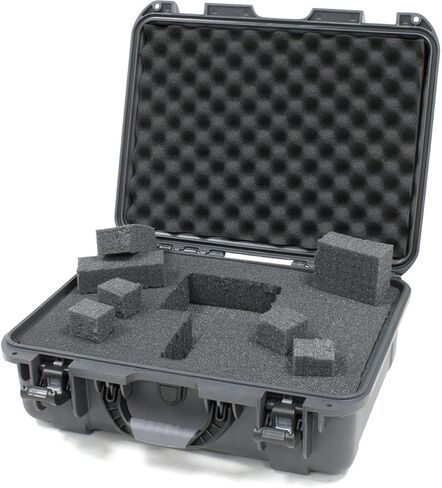 NANUK 930 Hard Case with Customizable Cubed Foam, Waterproof, Carry On | 19.8 x 16 x 7.6, Protects Camera & Valuable Gear, Remove/Trim Foam Cubes for Precision-Fit, Lockable, Made in Canada, Black in Saudi Arabia