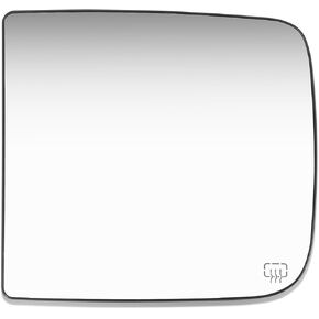 DNA MOTORING Flat Side Mirror Glass Driver Left Compatible with Ram 1500 2019-2024, OEM-MG-0644, CH1324132