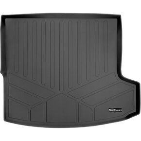 SMARTLINER All Weather Custom Fit Cargo Trunk Liner Trunk Floor Mat Black Compatible with 2019-2022 Acura RDX - All Models