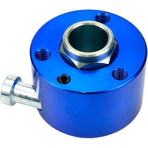 3/4 Shaft Steering Wheel Hub Quick Release Disconnect Hub Aluminum Hub Adapter (Blue)
