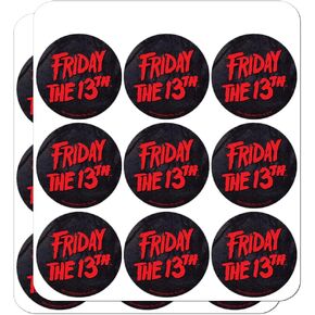 Friday The 13th Logo Planner Calendar Scrapbooking Crafting Stickers