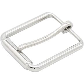 SENWA Stainless Steel Drawing Single Prong Rectangular Belt Buckle-1.6"(40mm) for 1.5"(38mm) Belt