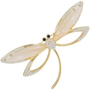 Dragonfly Brooch For Women Dragonfly Lapel Pin Gold Plated Dragonfly Brooches Pins Jewelry Gifts