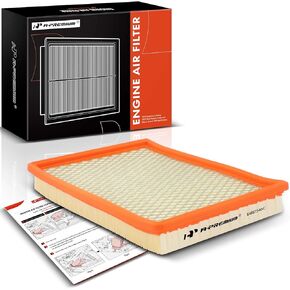 A-Premium Engine Air Filter Compatible with Chevrolet Impala, Monte Carlo 2000-2005 & Pontiac Grand Prix 1999-2008 & Oldsmobile Intrigue 2002-2002 & Buick Allure, Century, LaCrosse, Regal