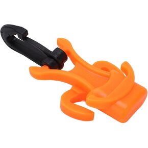 VGEBY Plastic Diving Regulator Octopus Holder, Scuba Dive Mouthpiece Holder(Orange) Diving Supplies