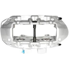 GM Genuine Parts 172-2487 Silver Front Driver Side Disc Brake Caliper Assembly with Cadillac V Logo