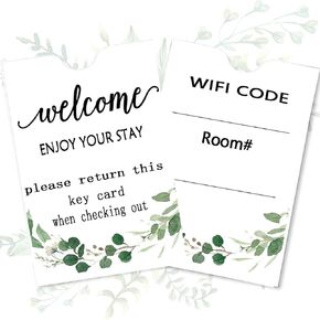 500Pcs Hotel Key Card Envelope Key Card Hoder Sleeves 2.4×3.5 Inch Enjoy Your Stay Key Cover for Hotel Gift Card Holders