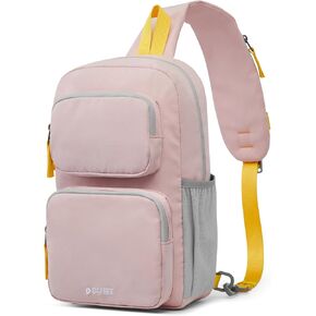 G4Free Sling Bag, Lightweight Crossbody Backpack RFID Blocking Chest Shoulder Bag for Travel Sports