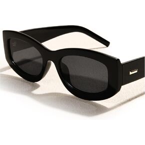 FURTALK Retro Polarized Sunglasses for Women Rectangular Cateye Classic UV400 Protection FT2314