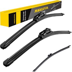 MIKKUPPA 24+"20+"11" Windshield Wiper Blades Replacement for 2020-2023 Ford Escape, Front Wiper Blades Rear Wiper Blades, Durable Stable Quiet All Season Wiper Blades Set (Pack of 3)