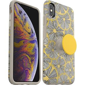 حافظة OtterBox + Pop Symmetry Series لهاتف iPhone Xs MAX (NOT X/Xs/Xr) عبوة البيع بالتجزئة، (أسود) in Kuwait