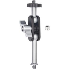 INNOREL ME-1 Universal Magic Arm with Dual Ball Head for tripod Cellphone Holder Articulating Magic Arm with 1/4" Screw on Both Ends for LED Light/LCD Monitor/Microphone/Phone Clip Load 4.4lb/2kg