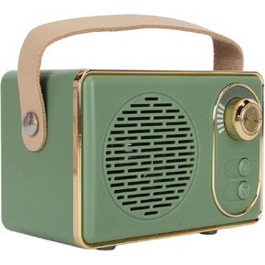 Zopsc Retro Bluetooth Speaker, Vintage Speaker with Lovely Old Fashioned Style, Bluetooth 5.0 Card AUX Input USB Drive Support, Suitable for Home, Outdoor, Travel, Parties.