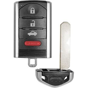 (Single) Extra-Partss Smart Car Key Fob Replacement for Acura ILX fits 2013 2014 2015 Proximity 4 Button Remote KR5434760 72147-TX6-A11 (1)