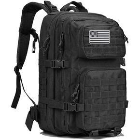 Tactical Backpack, 3 Day Assault Pack Molle Bug Out Bag 42L Military Backpack for Hiking Camping Trekking Hunting