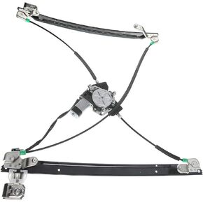 YHTAUTO Front Power Window Regulator Driver Side with 2-Pin Motor Assembly for Dodge Caravan/Grand Caravan 2004-2007 Van & Chrysler Town & Country 2004-2007 Van