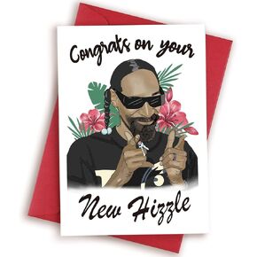 Funny Housewarming Gifts, New Apartment New House Card, New Home Card, Congratulations Card for Friend Relative Neighbor, Congrats on Your New Hizzle