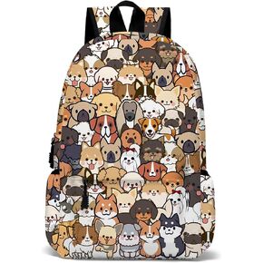 Cute Cat Backpack for Cat Lovers, 17 Inch Cat Laptop Backpack, Large Cat Bags for Travel Hiking Camping Day Pack