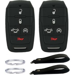 KAWIHEN Key Fob Shell Replacement for 2019 2020 2021 2022 2023 Ram 1500 Key Fob OHT-4882056 5461A-4882056 (ABS Plastic)