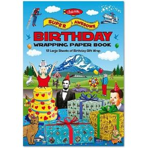 Super Awesome Birthday Wrapping Paper Book